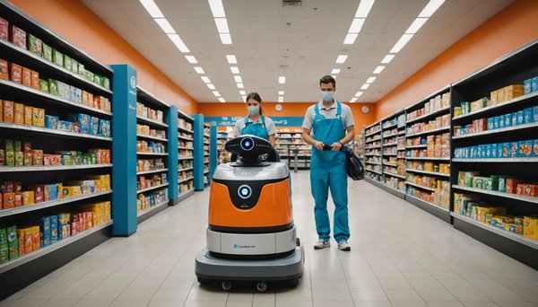 Les avantages des robots de nettoyage pour centres commerciaux